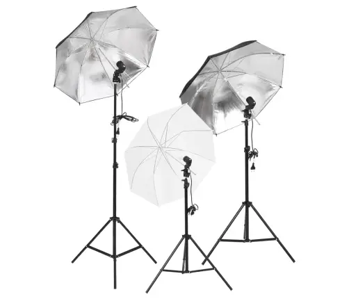 Fotostudijas Komplekts, Gaismas Un Fons Vidaxl