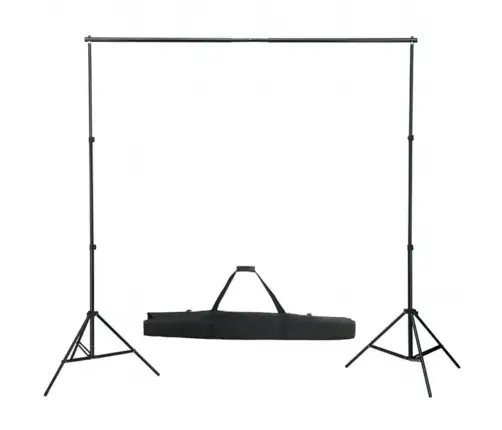 Fotostudijas Komplekts – Gaismas, Fons, Reflektors Vidaxl