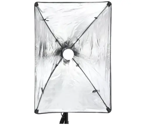 Fotostuudio Komplekt Valgustuse, Taustapildi Ja Reflektoriga