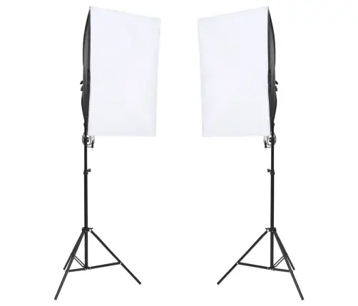 Fotostuudio Komplekt Valgustuse Ja Taustapildiga