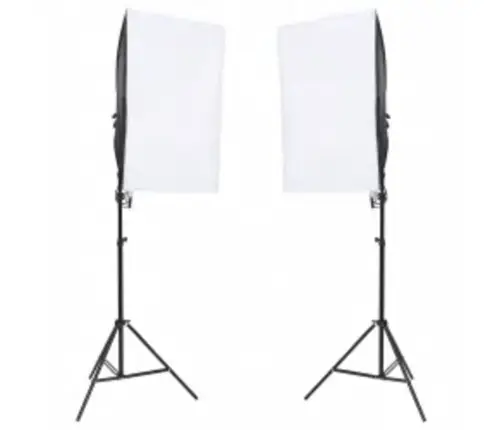 Fotostuudio Komplekt Valgustuse Ja Taustapildiga