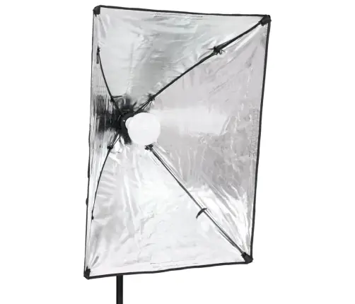 Fotostuudio Komplekt Valgustuse, Taustapildi Ja Reflektoriga