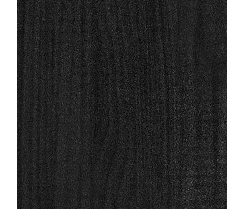 Dārza Puķu Kaste, Melna, 31X31X70 Cm, Priedes Masīvkoks Vidaxl