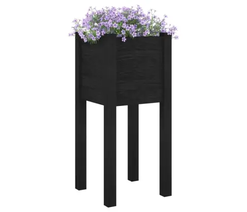 Aia Taimekast 2 Tk, Must, 31 X 31 X 70 cm Toekas Männipuit