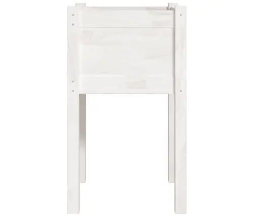 Dārza Puķu Kaste, Balta, 40X40X70 Cm, Priedes Masīvkoks Vidaxl