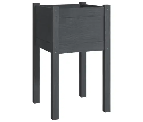 Sodo Loveliai, 2Vnt., Pilki, 40X40X70cm Pušies Masyvas