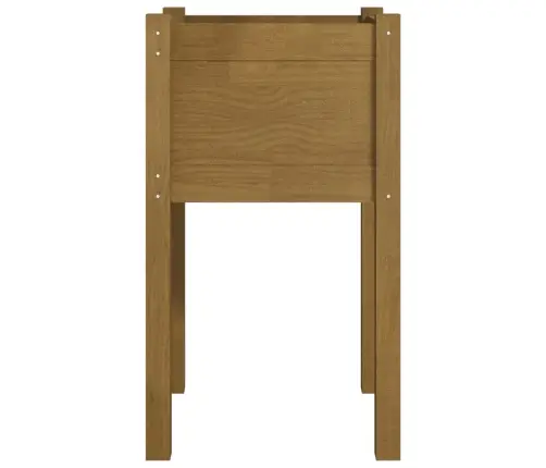 Dārza Puķu Kastes, 2 Gab., Brūnas, 40X40X70 Cm, Priedes Koks Vidaxl