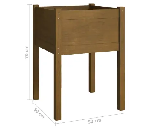 Sodo Loveliai, 2Vnt., Medaus Rudi, 50X50X70cm Pušies Masyvas