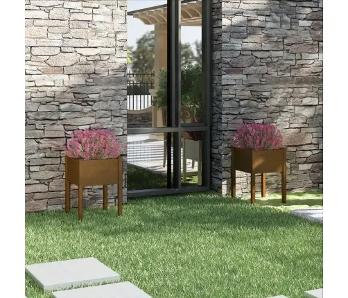 Sodo Loveliai, 2Vnt., Medaus Rudi, 50X50X70cm Pušies Masyvas