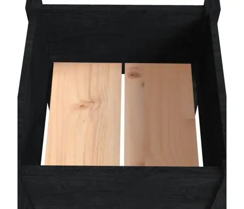 Aia Taimekast, 2 Tk, Must 50X50X70 cm Toekas Männipuit