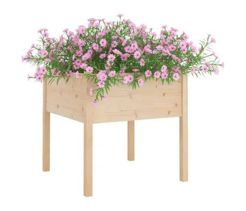 Dārza Puķu Kaste, 70X70X70 Cm, Priedes Masīvkoks Vidaxl