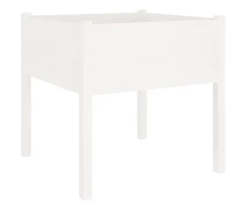 Aia Taimekast, Valge, 70 X 70 X 70 cm Männipuit