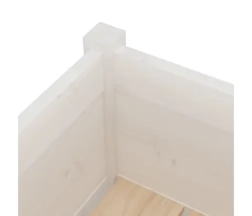 Aia Taimekast, Valge, 70 X 70 X 70 cm Männipuit