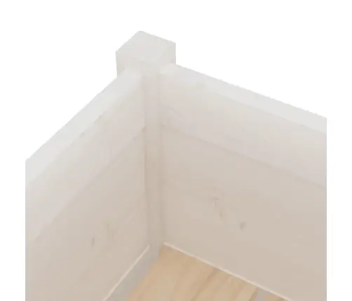 Aia Taimekast, 2 Tk, Valge 70X70X70 cm Toekas Männipuit