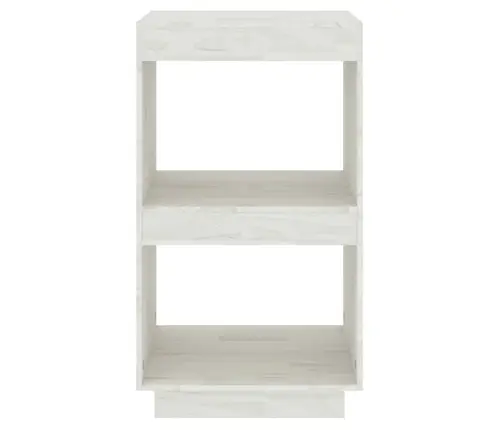 Grāmatu Plaukts, Balts, 40X35X71 Cm, Priedes Masīvkoks Vidaxl