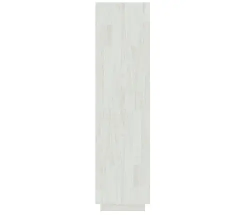 Grāmatu Plaukts, Balts, 40X35X135 Cm, Priedes Masīvkoks Vidaxl