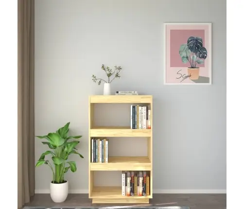 Grāmatu Plaukts, 60X35X103 Cm, Priedes Masīvkoks Vidaxl