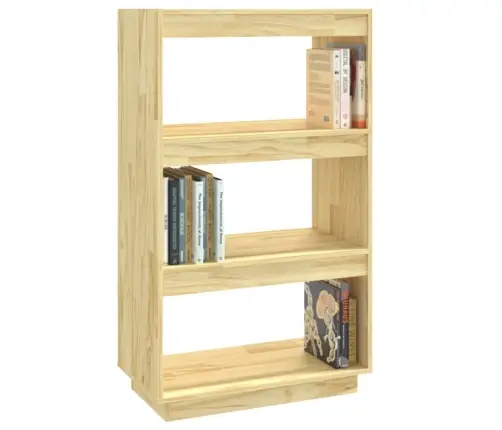 Grāmatu Plaukts, 60X35X103 Cm, Priedes Masīvkoks Vidaxl