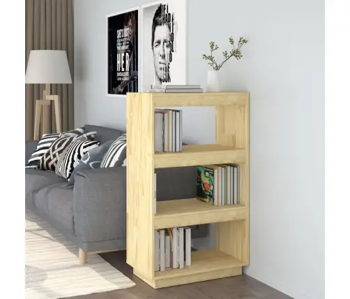 Grāmatu Plaukts, 60X35X103 Cm, Priedes Masīvkoks Vidaxl