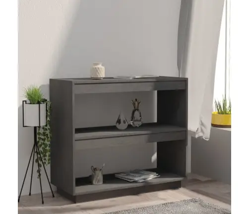 Raamatukapp, Hall, 80 X 35 X 71 cm Täismännipuit