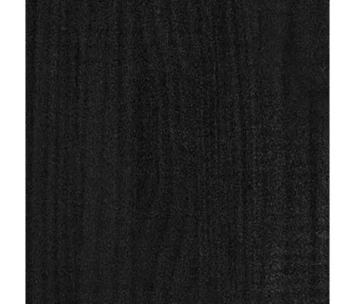 Grāmatu Plaukts, Melns, 80X35X135 Cm, Priedes Masīvkoks Vidaxl