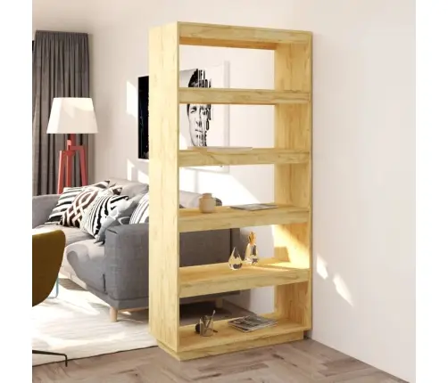 Raamaturiiul/Ruumijagaja, 80X35X167 cm Männipuit