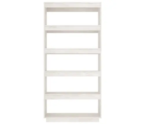 Spintelė Knygoms/Kambario Pertvara, Balta, 80X35X167cm Pušis Spintelė Knygoms/Kambario Pertvara, Balta, 80X35X167cm Pušis