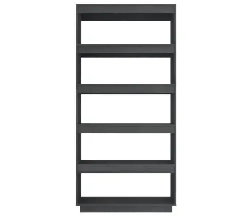 Spintelė Knygoms/Kambario Pertvara, Pilka, 80X35X167cm Pušis Spintelė Knygoms/Kambario Pertvara, Pilka, 80X35X167cm Pušis