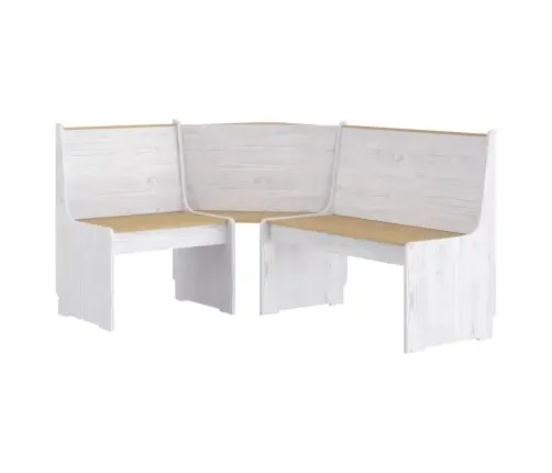 3-Osaline Söögilauakomplekt "Reine" Meekarva Ja Valge Männipuit