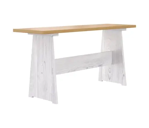 3-Osaline Söögilauakomplekt "Reine" Meekarva Ja Valge Männipuit