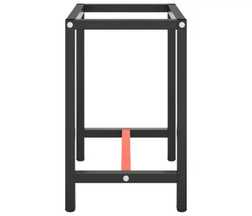 Tööpingi Raam, Must Ja Matt Punane, 70X50X79 cm Metall