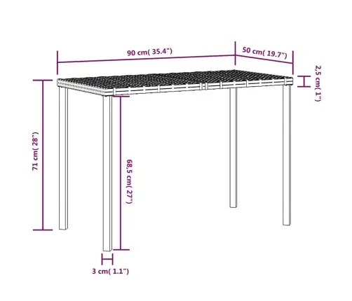 5-Daļīgs Stūra Dārza Dīvānu Komplekts Ar Matračiem, Brūns Pe Vidaxl