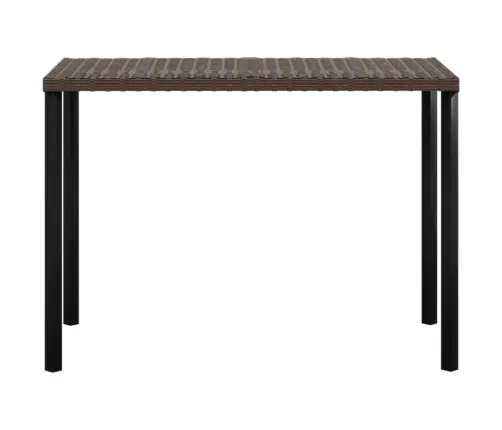 Sofos Komplektas Su Pagalvėlėmis, 5 Dalių, Rudas, Poliratanas