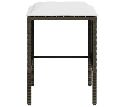 Sofos Komplektas Su Pagalvėlėmis, 5 Dalių, Rudas, Poliratanas