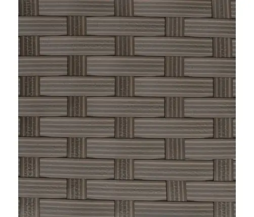 Sofos Komplektas Su Pagalvėlėmis, 5 Dalių, Rudas, Poliratanas