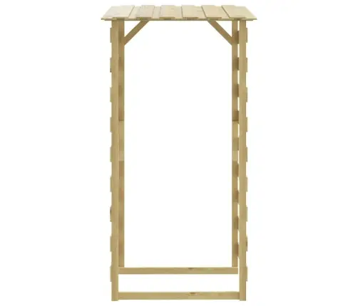 Dārza Pergola Ar Jumtu, 100X90X200 Cm, Impregnēta Priede Vidaxl