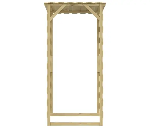 Dārza Pergola Ar Jumtu, 100X90X200 Cm, Impregnēta Priede Vidaxl