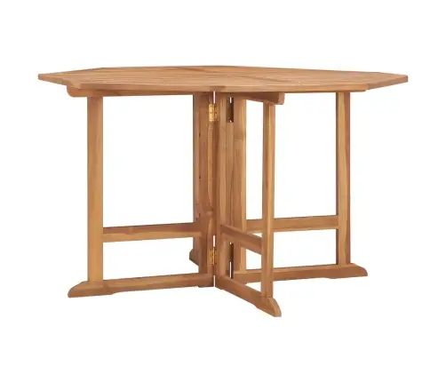 Saliekams Dārza Galds, 110X110X75 Cm, Masīvs Tīkkoks Vidaxl