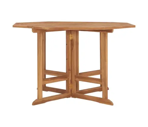 Saliekams Dārza Galds, 110X110X75 Cm, Masīvs Tīkkoks Vidaxl