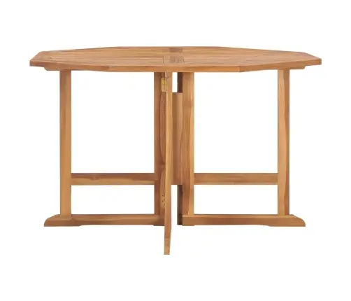 Saliekams Dārza Galds, 110X110X75 Cm, Masīvs Tīkkoks Vidaxl