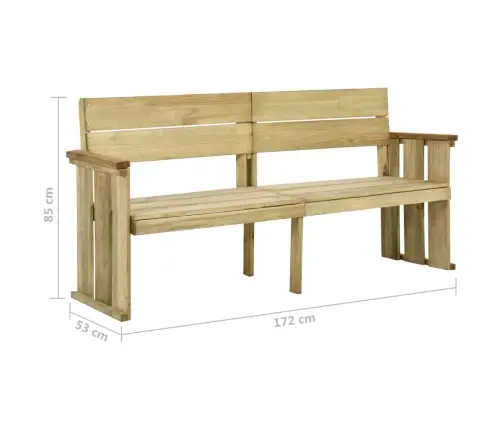 Aiapink, 172 cm Immutatud Männipuit