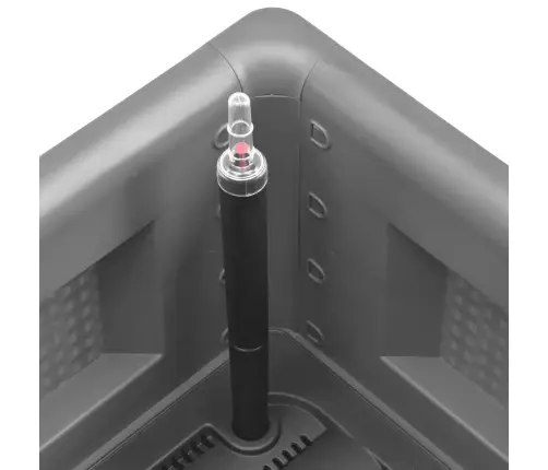 Dārza Puķu Kaste, Pašlaistīšanas Sistēma, Pelēka, 100X43X33 Cm Vidaxl