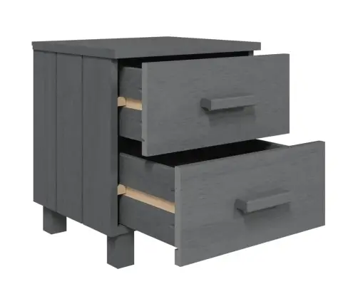 Naktsskapītis Hamar, Tumši Pelēks, 40X35X44,5 Cm, Priedes Koks Vidaxl Naktsskapītis Hamar, Tumši Pelēks, 40X35X44,5 Cm, Priedes Koks Vidaxl
