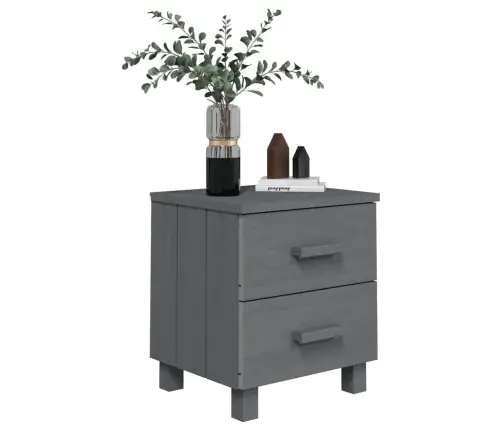 Naktsskapītis Hamar, Tumši Pelēks, 40X35X44,5 Cm, Priedes Koks Vidaxl Naktsskapītis Hamar, Tumši Pelēks, 40X35X44,5 Cm, Priedes Koks Vidaxl