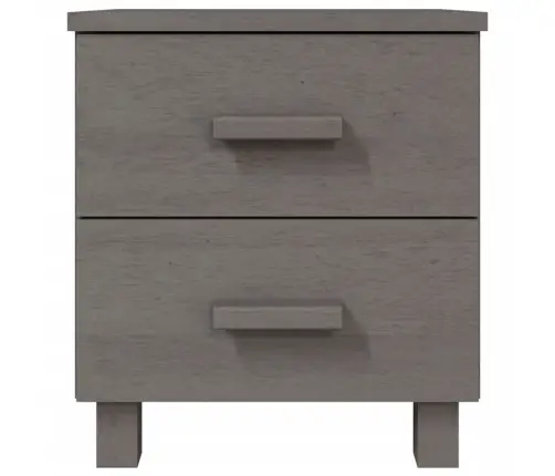 Naktsskapīši Hamar, 2 Gb., Pelēki, 40X35X44,5 Cm, Priedes Koks Vidaxl