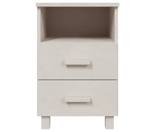 Naktinės Spintelės Hamar, 2Vnt., Baltos, 40X35X62cm Pušis Naktinės Spintelės Hamar, 2Vnt., Baltos, 40X35X62cm Pušis