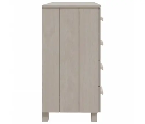 Šoninė Spintelė Hamar, Balta, 79X40X80cm Pušies Masyvas