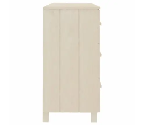 Kumode Hamar, Medus Brūna, 113X40X80 Cm, Priedes Masīvkoks Vidaxl