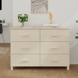 Kumode Hamar, Medus Brūna, 113X40X80 Cm, Priedes Masīvkoks Vidaxl