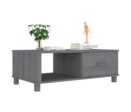 Kavos Staliukas Hamar, Tamsiai Pilkas, 100X55X35cm Pušis